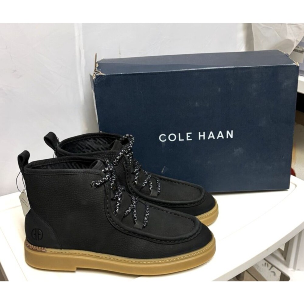 Cole Haan Summit Chukka Black Leather Women’s Bootie Size 9.5 New in Box